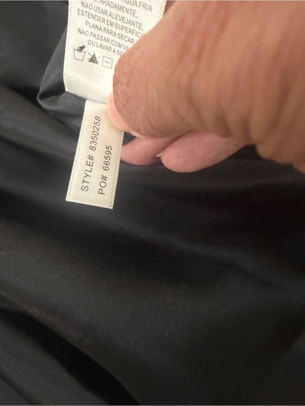 NWT Alex Evenings Black Satin Pleated Ballgown Maxi Skirt with Pockets - Size L - Picture 10 of 10